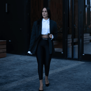 Long Sleeve Crop Button Up - Mintii