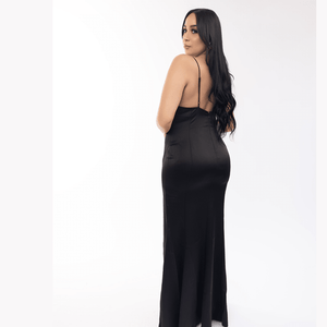 Pretty Bow Silk Dress - Mintii