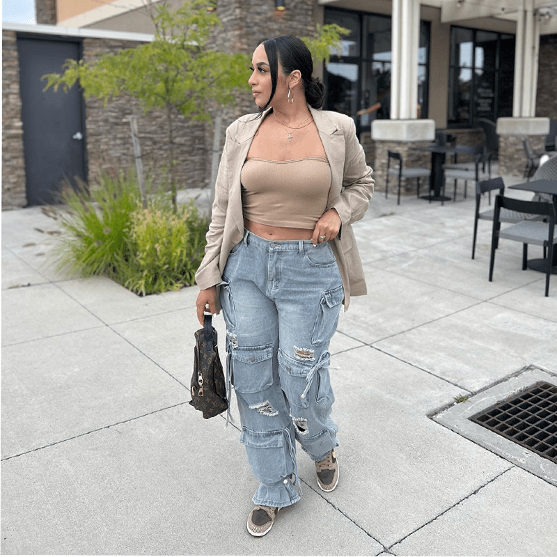 Kikii Cargo Pants - Mintii