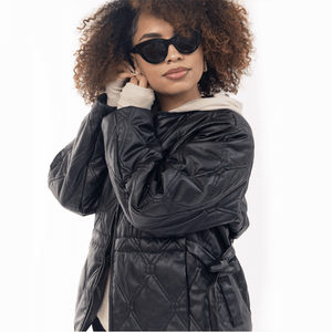 Emily Chic Leather Jacket - Mintii