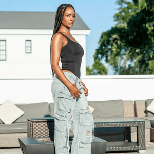 Kikii Cargo Pants - Mintii
