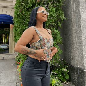 Victoria Floral Corset - Mintii