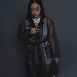 Mintii Sheer Trench Cover up - Mintii