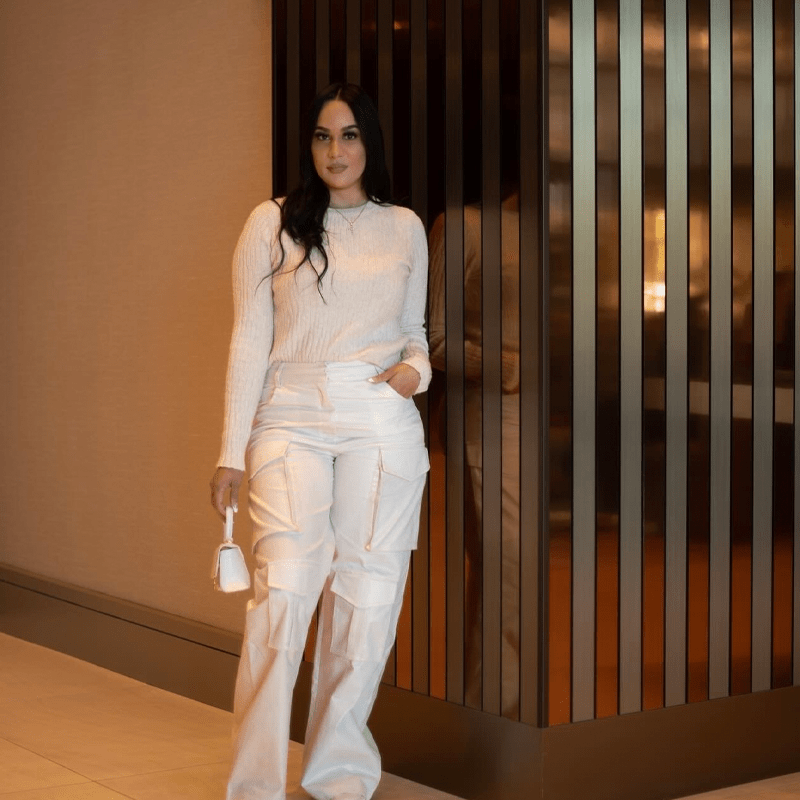 Gigii Gold Cargo Pants - Mintii