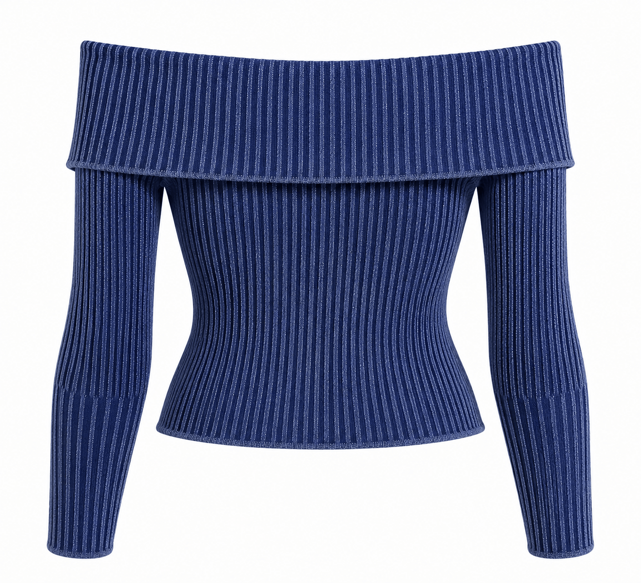 Blue Over Shoulder Zip Top - Mintii
