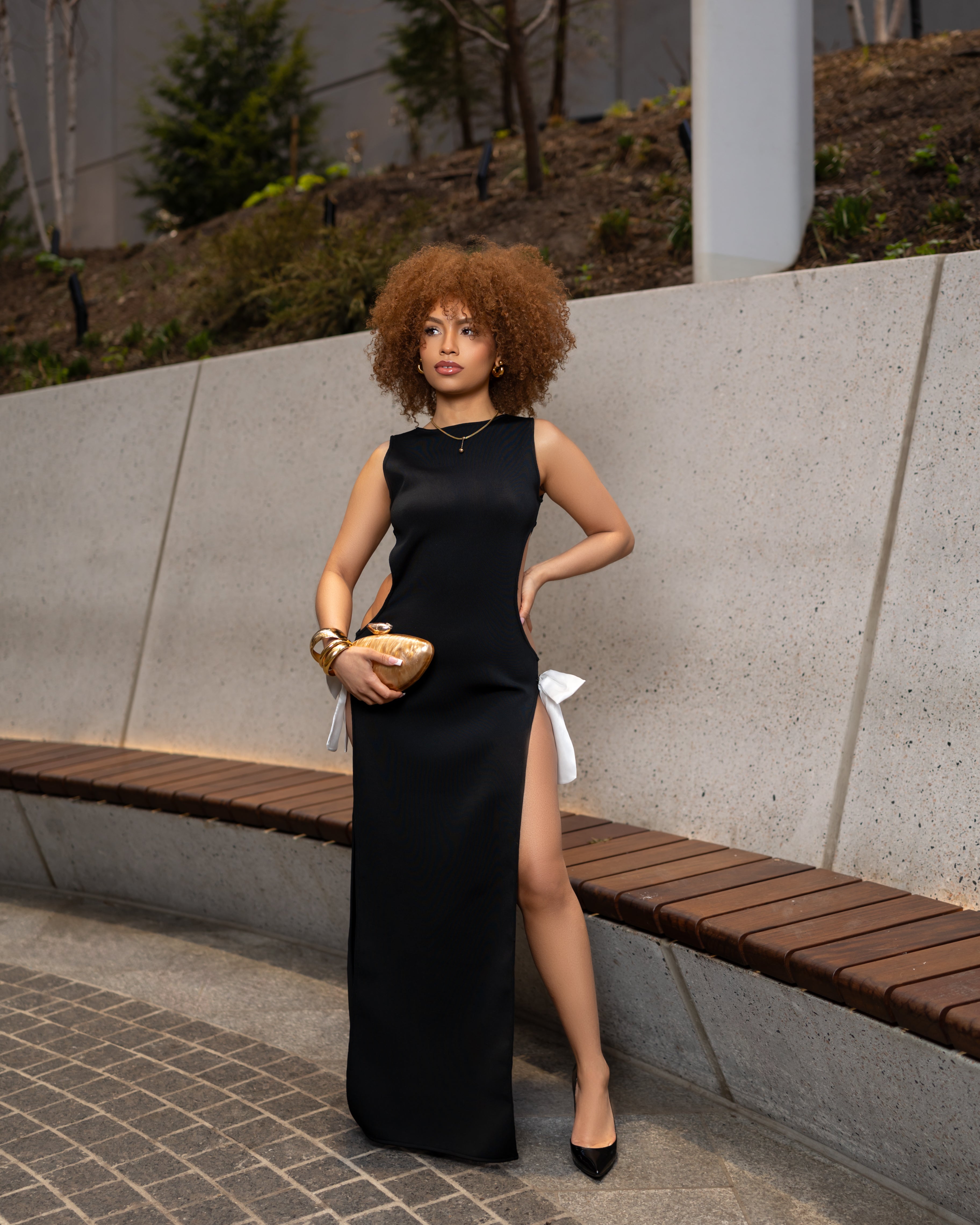 Bella Bow Accent Dress