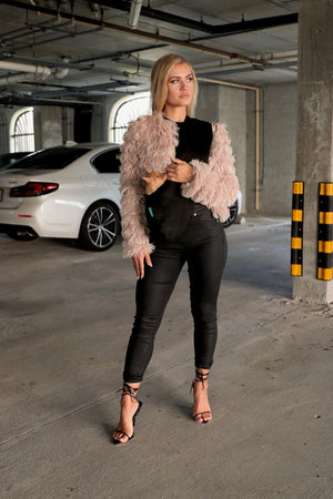 Blush Pink and Chic Jacket - Mintii