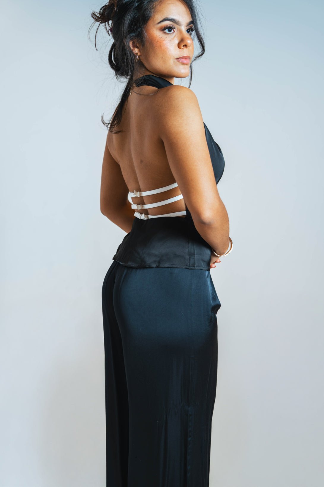 Black Halter Top - Mintii