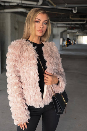 Blush Pink and Chic Jacket - Mintii