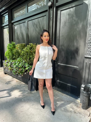 White Suited Dress - Mintii
