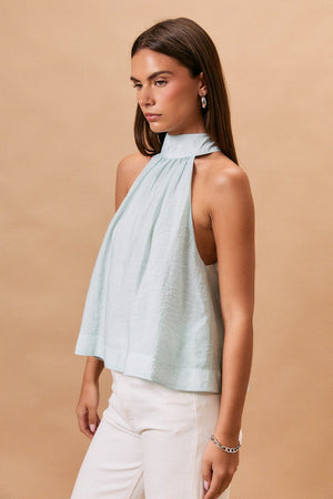 Mint blue halter top - Mintii