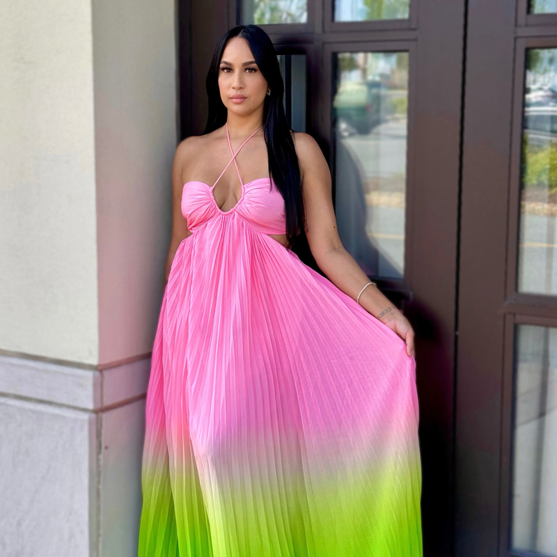 Watermelon Sugar Ombre Dress