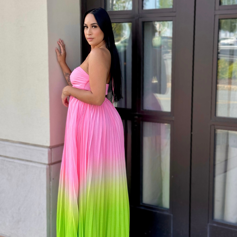 Watermelon Sugar Ombre Dress