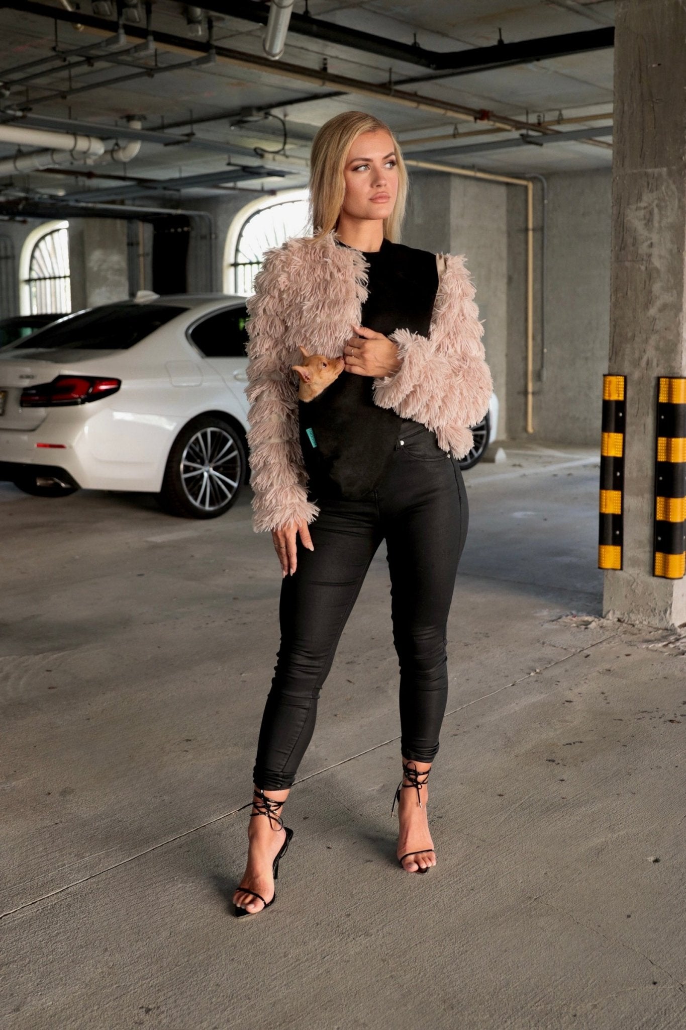 Blush Pink and Chic Jacket - Mintii